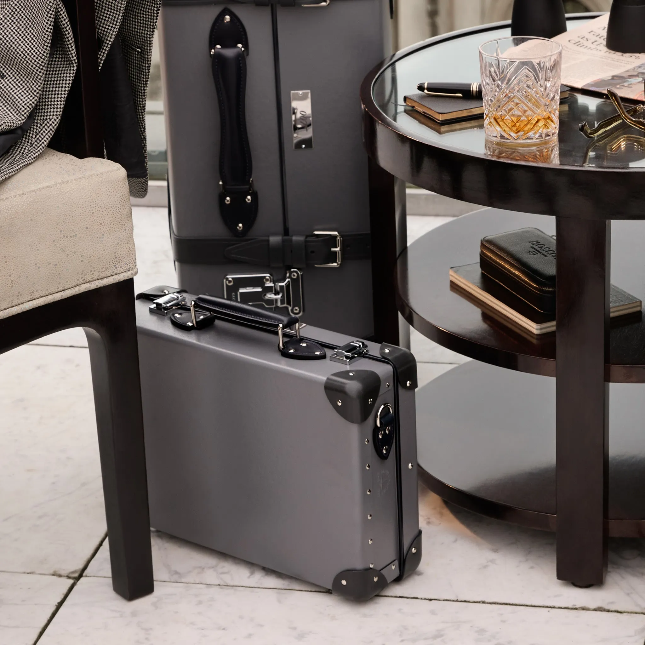 007 Collection · Small Attaché | Grey/Graphite/Chrome