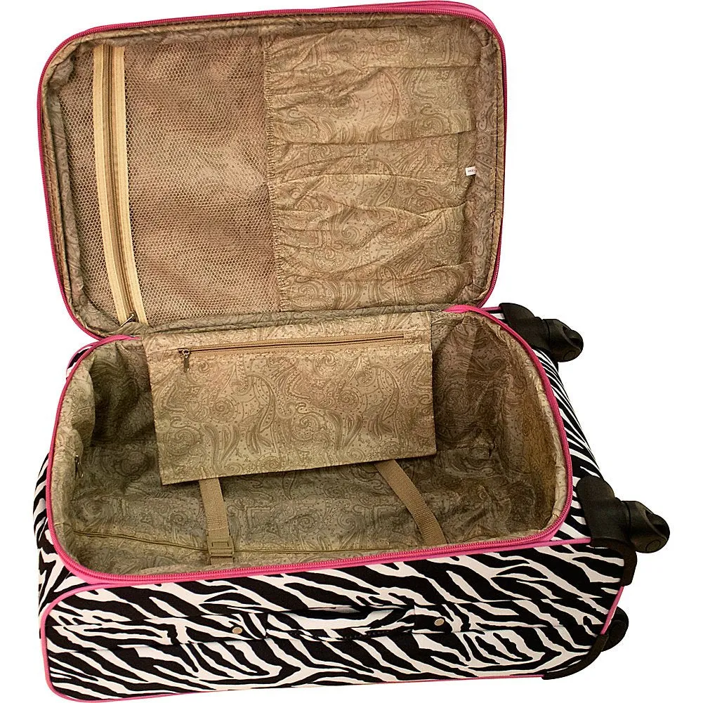 American Flyer AnimalPrint 5 Piece Set 4-Wheel Luggage Sets