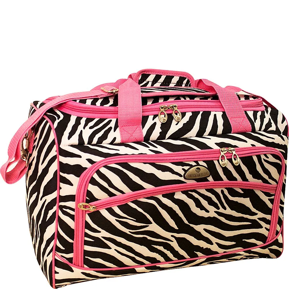 American Flyer AnimalPrint 5 Piece Set 4-Wheel Luggage Sets