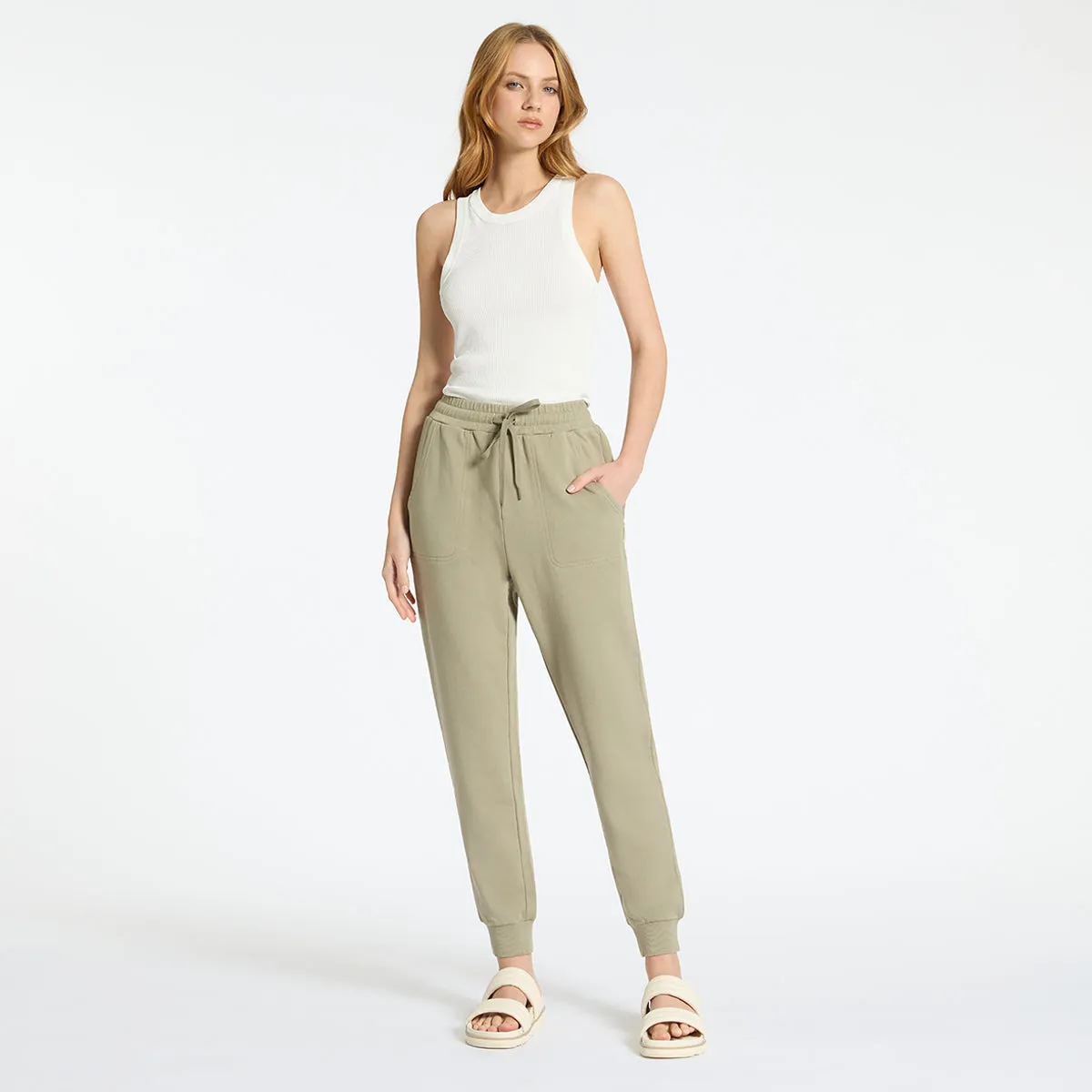 As You Wake - Women's Track Pant / Washed Sage