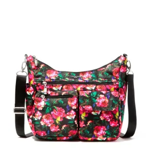 Baggallini Modern Everywhere Hobo Crossbody w/ Trolley Sleeve & RFID Wristlet Wallet