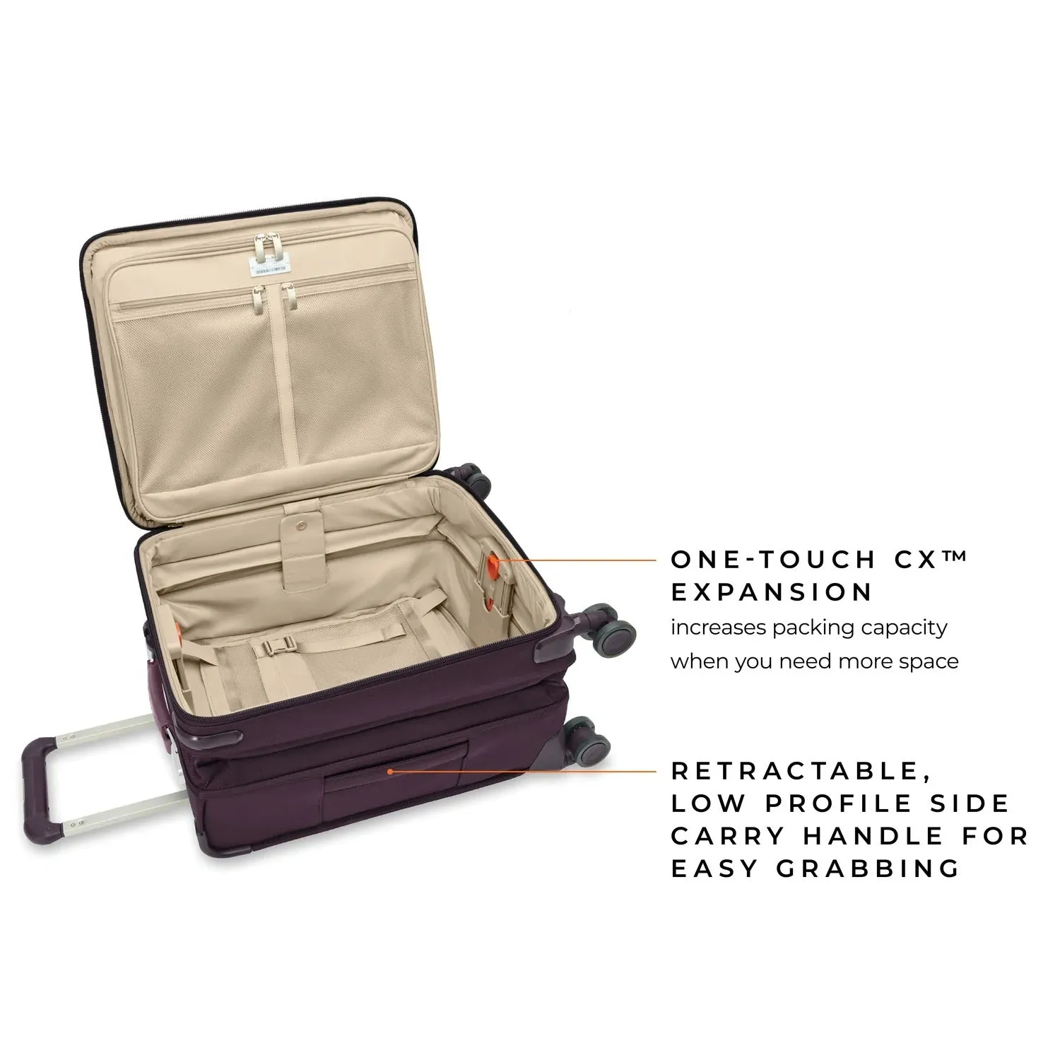 BASELINE Limited Edition Global Carry-On Spinner - Plum