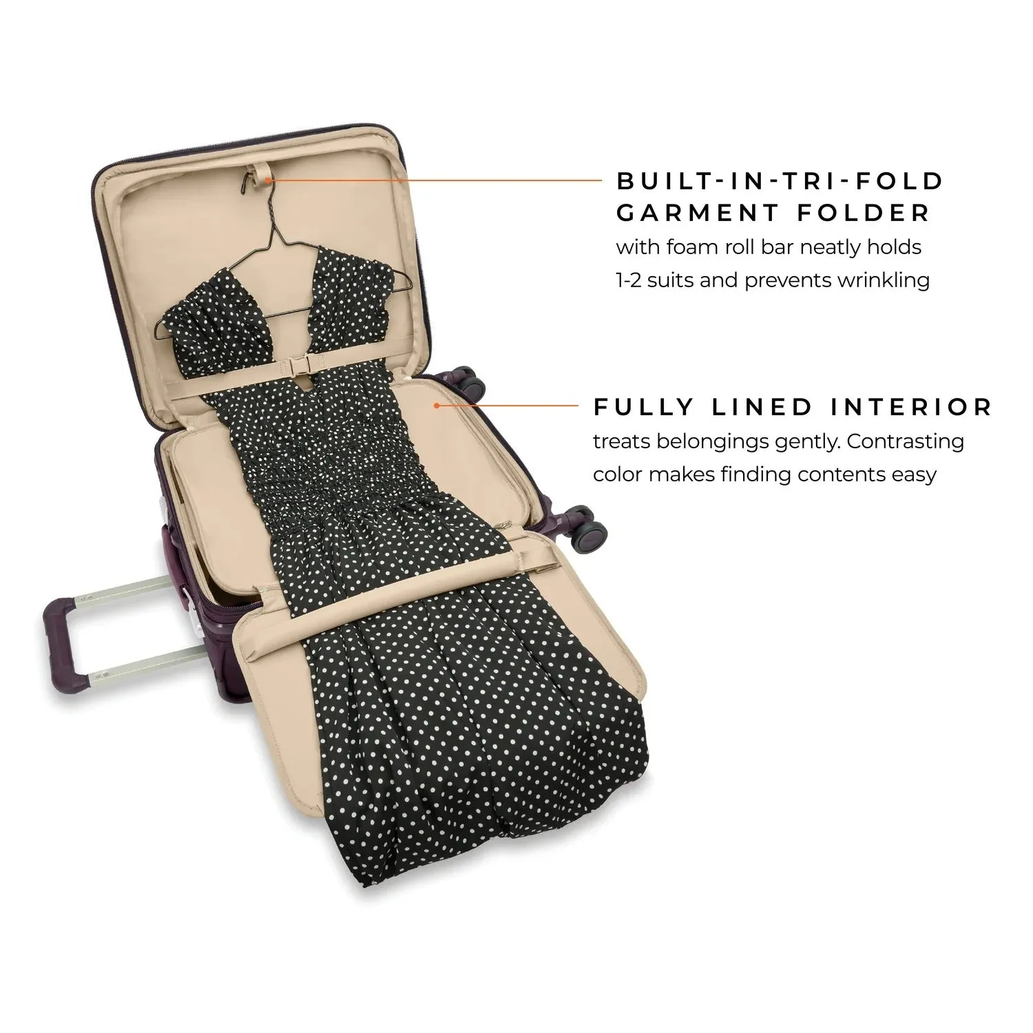 BASELINE Limited Edition Global Carry-On Spinner - Plum
