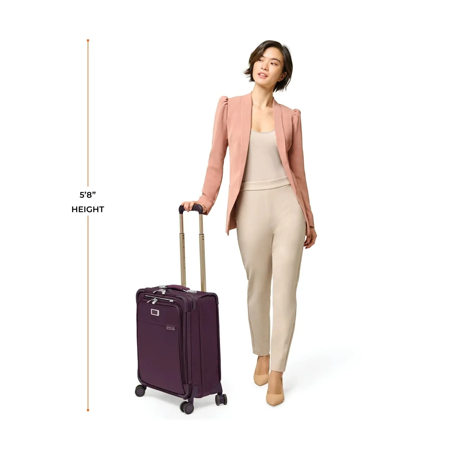 BASELINE Limited Edition Global Carry-On Spinner - Plum