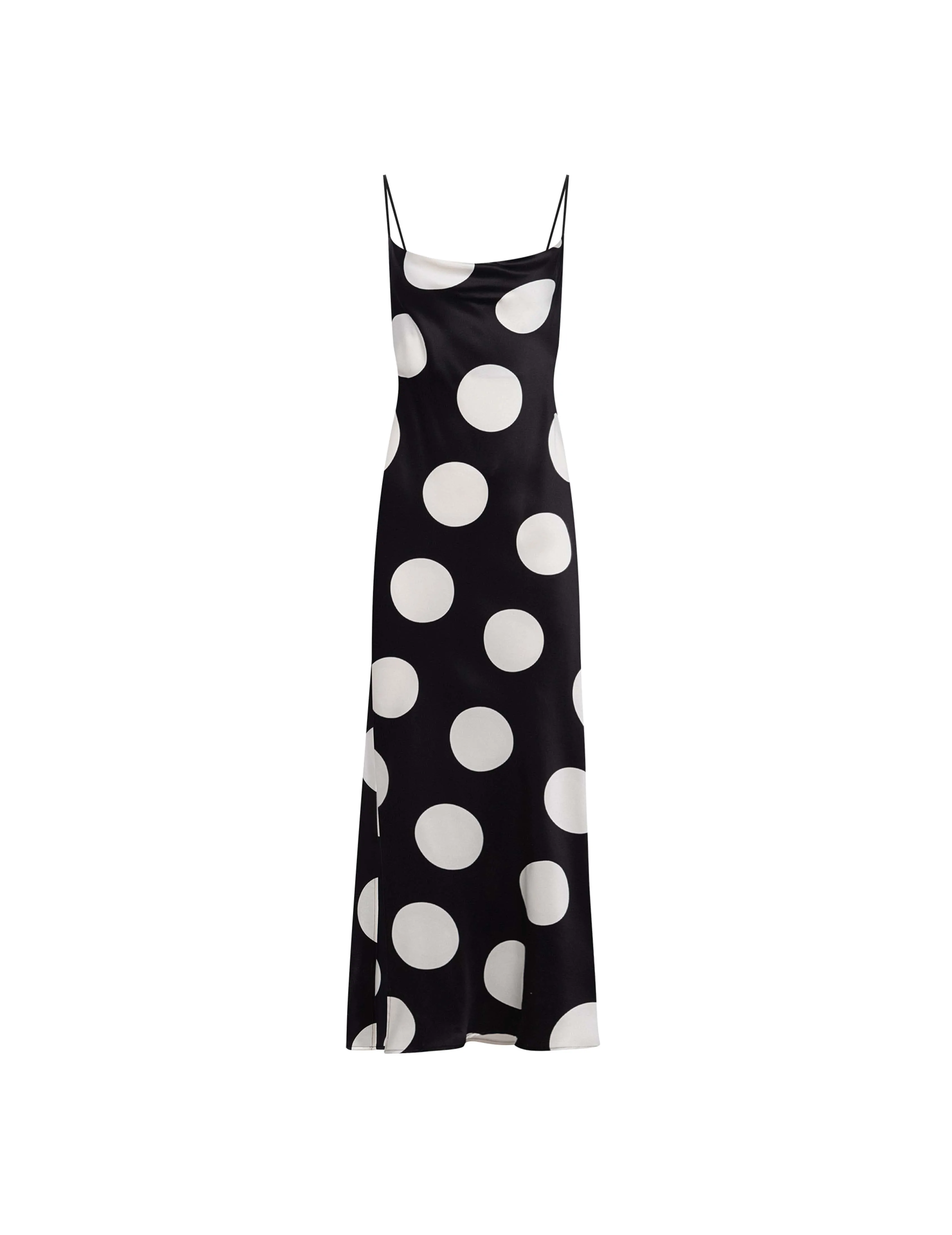 Bias Slip Midi Dress