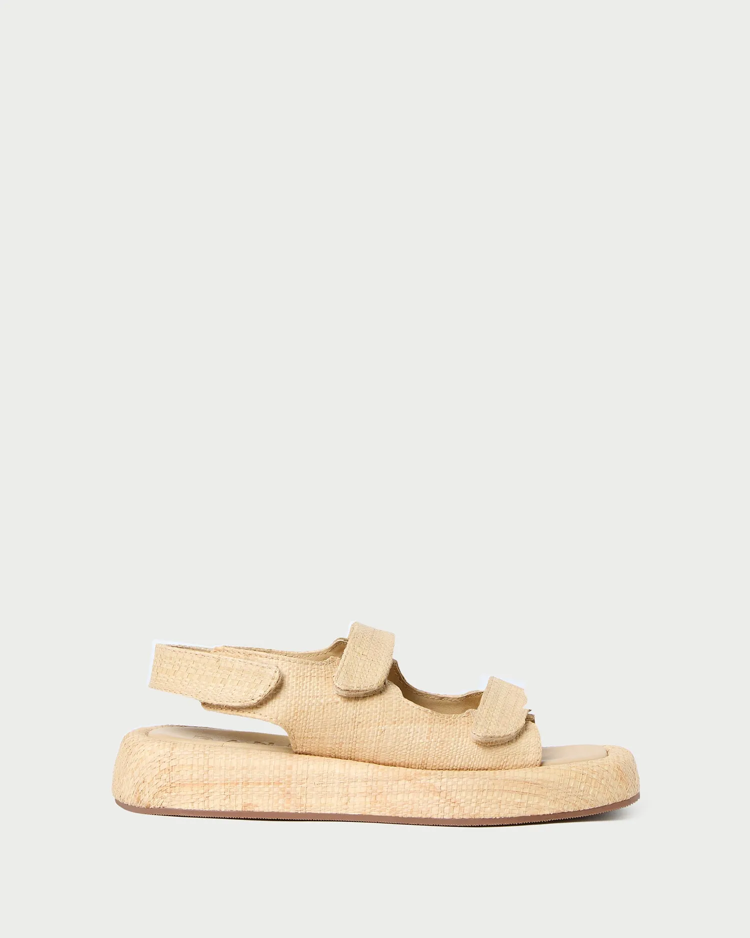 Blaise Natural Raffia Platform Sandal