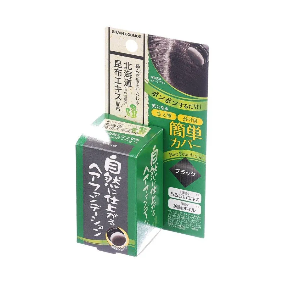 BRAIN COSMOS Natural Hair Foundation Black  (5g)