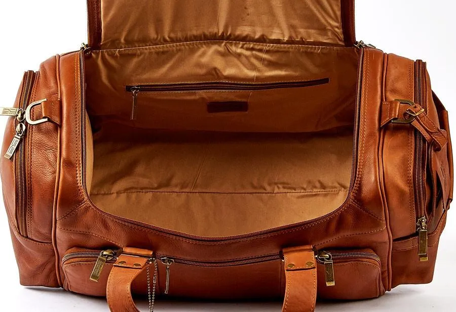 Claire Chase Legends Leather Duffel Bag