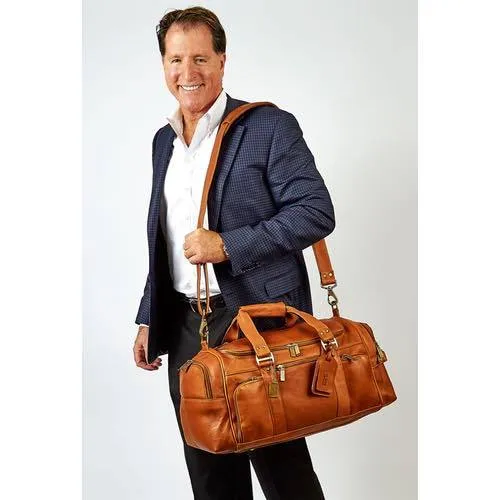 Claire Chase Legends Leather Duffel Bag