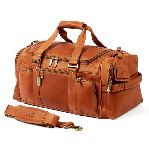 Claire Chase Legends Leather Duffel Bag