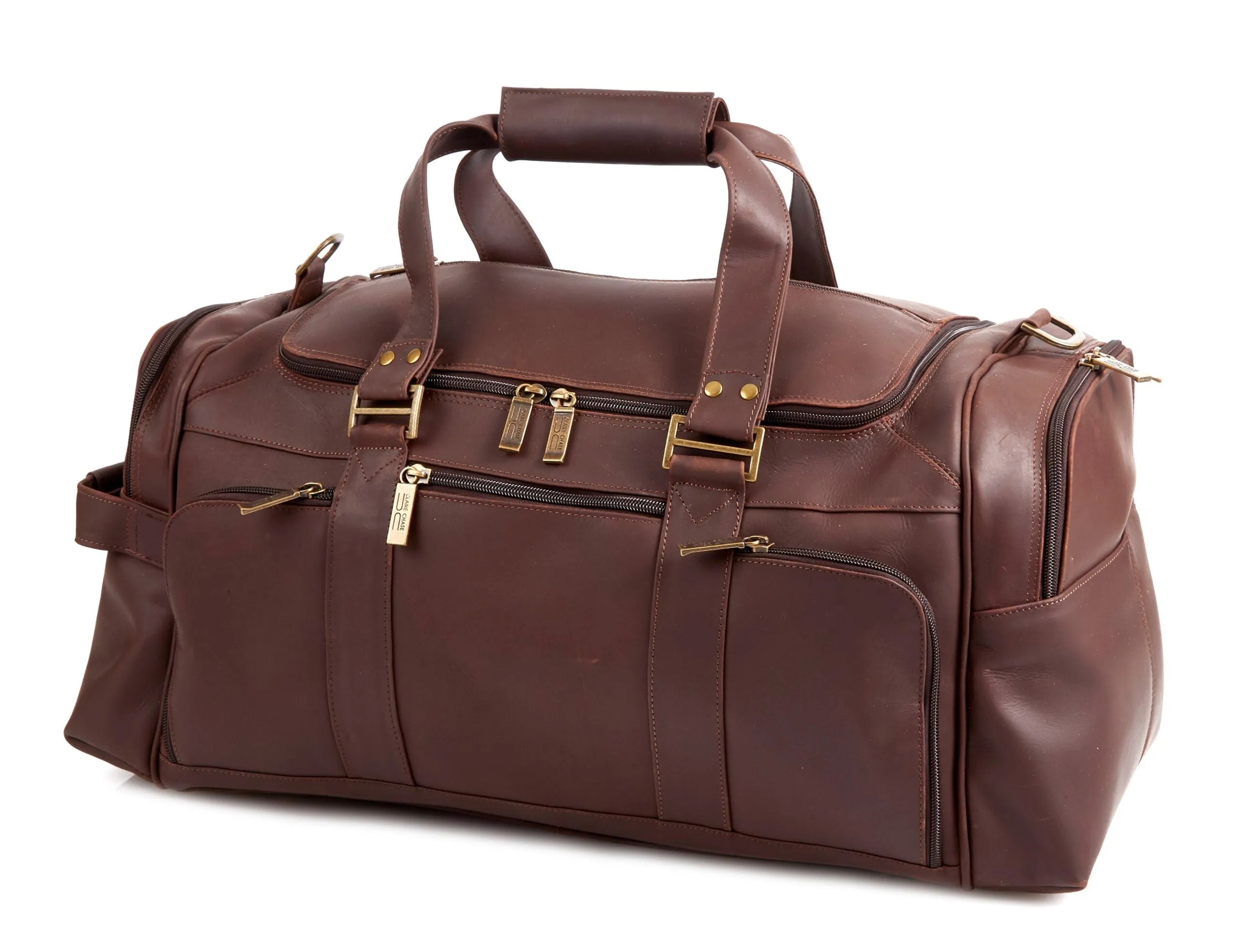 Claire Chase Legends Leather Duffel Bag