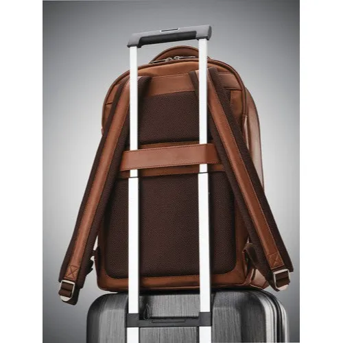 Classic Leather Backpack 15.6"