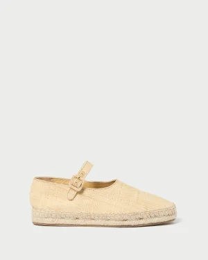 Clover Natural Raffia Espadrille