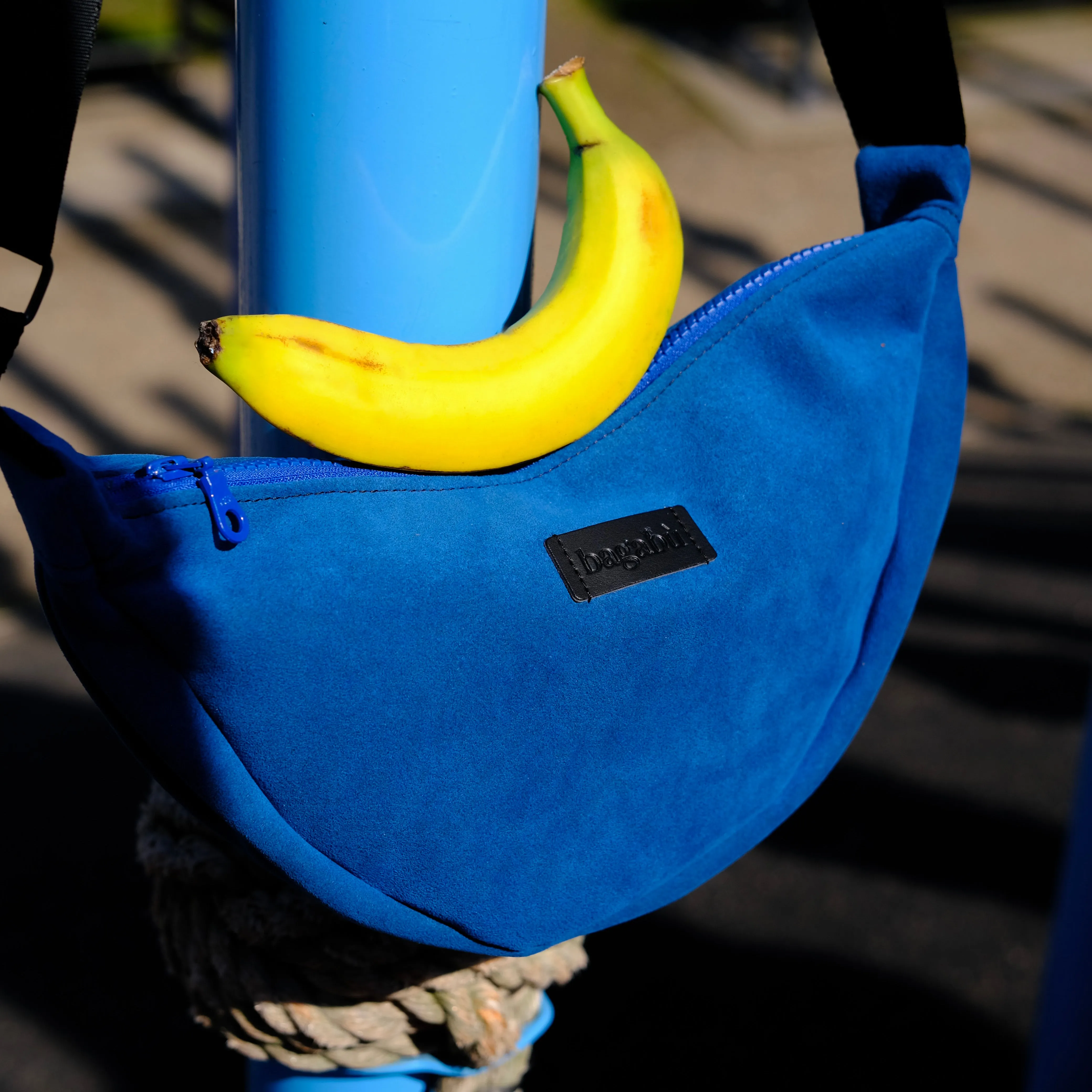 Deep Blue Banana Bag