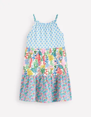 Enola Hotchpotch Jersey Dress-Multi Flowerbed