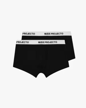 Essential Boxer Black 2Xpack