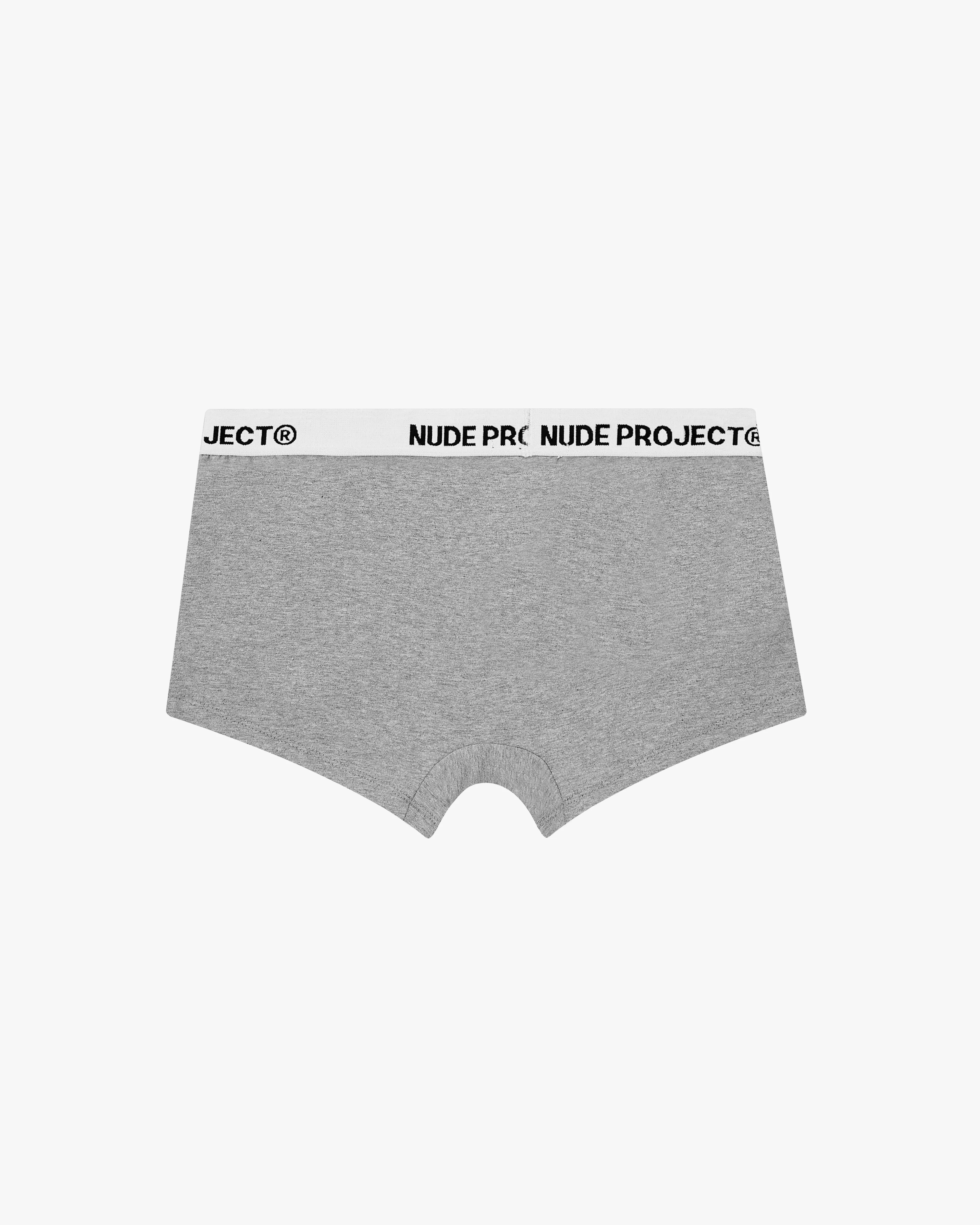 Essential Boxer Grey 2Xpack