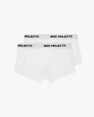 Essential Boxer White 2Xpack