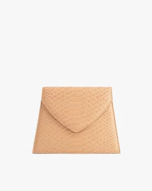 GABRIELLE POUCH - EMBOSSED SALMON