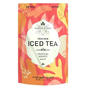 Harney & Son's Tropical Mango Fresh Brew Iced Tea - 15 Bags