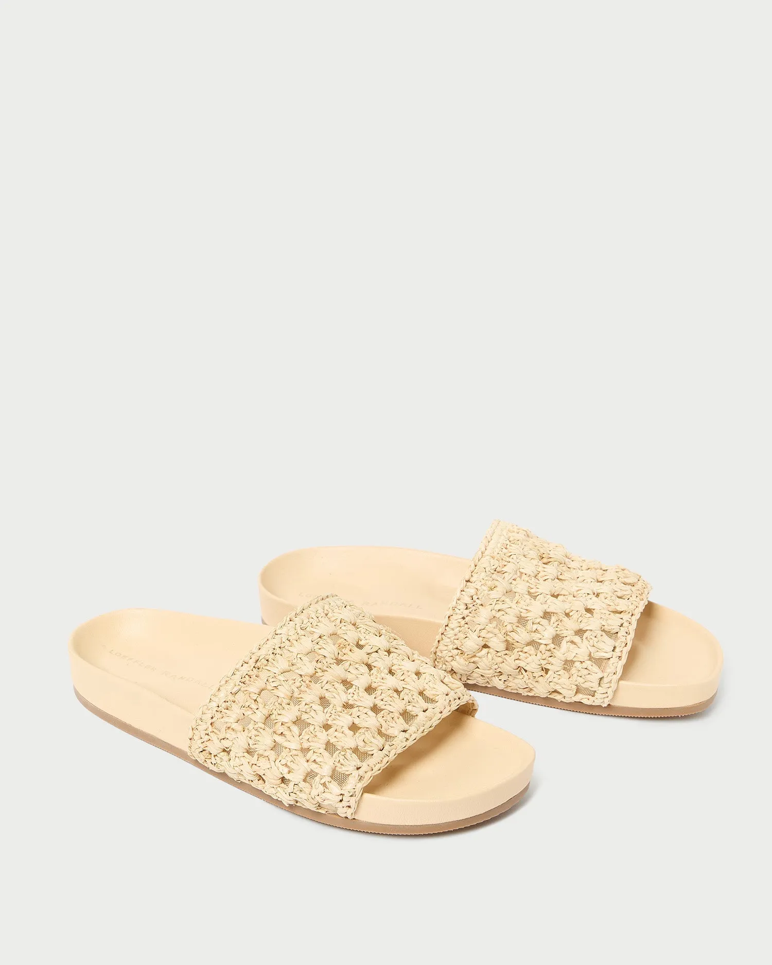 Henri Natural Crochet Straw Sandal