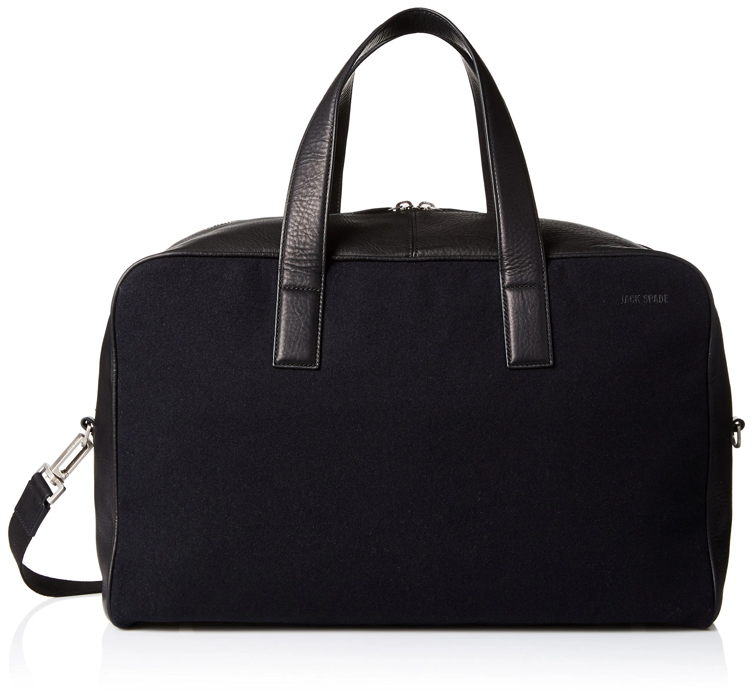 Jack Spade Men's Kahn Wool Leather Overnight Bag
