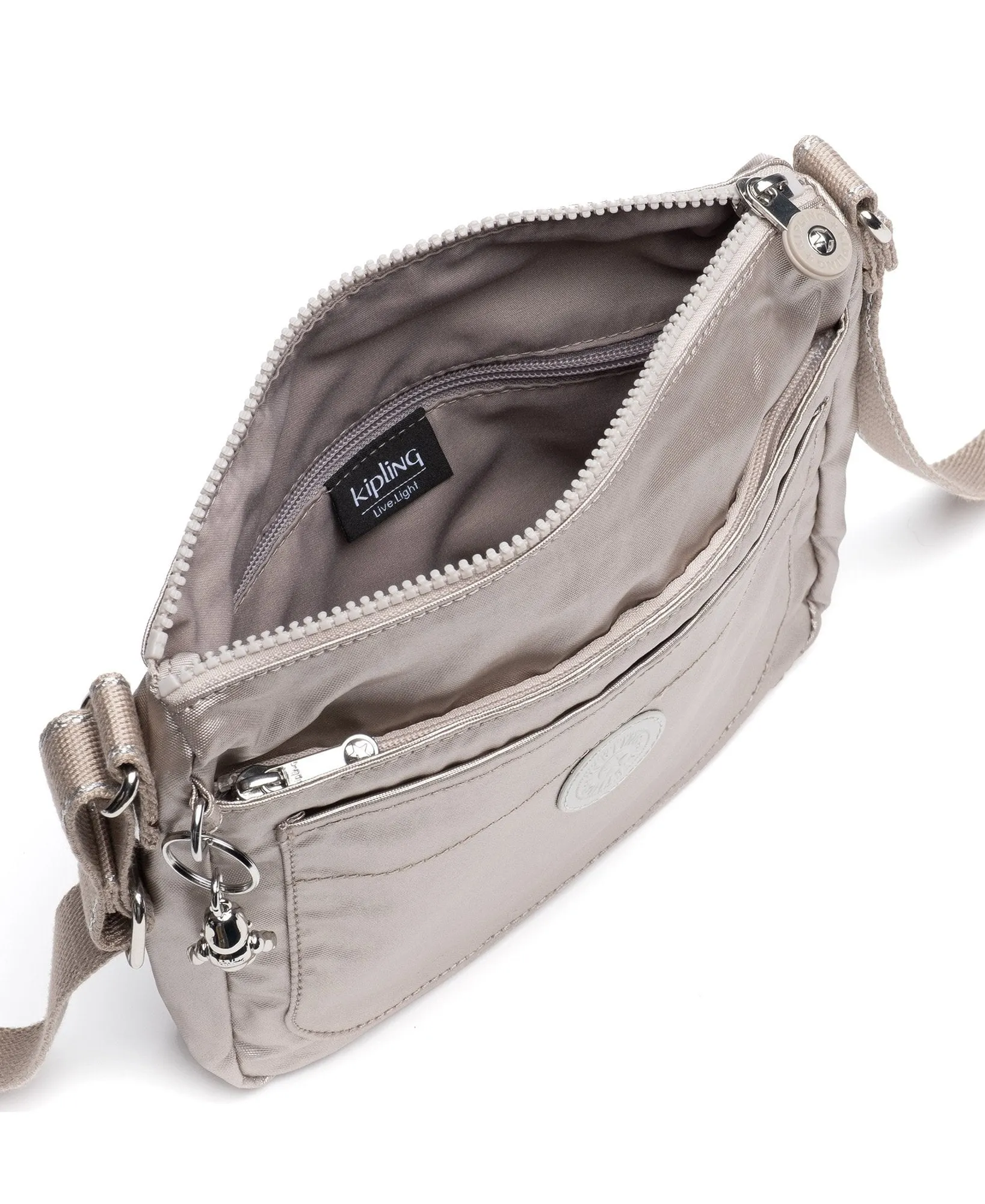 Kipling Sebastian Metallic Crossbody Bag - Metallic Glow