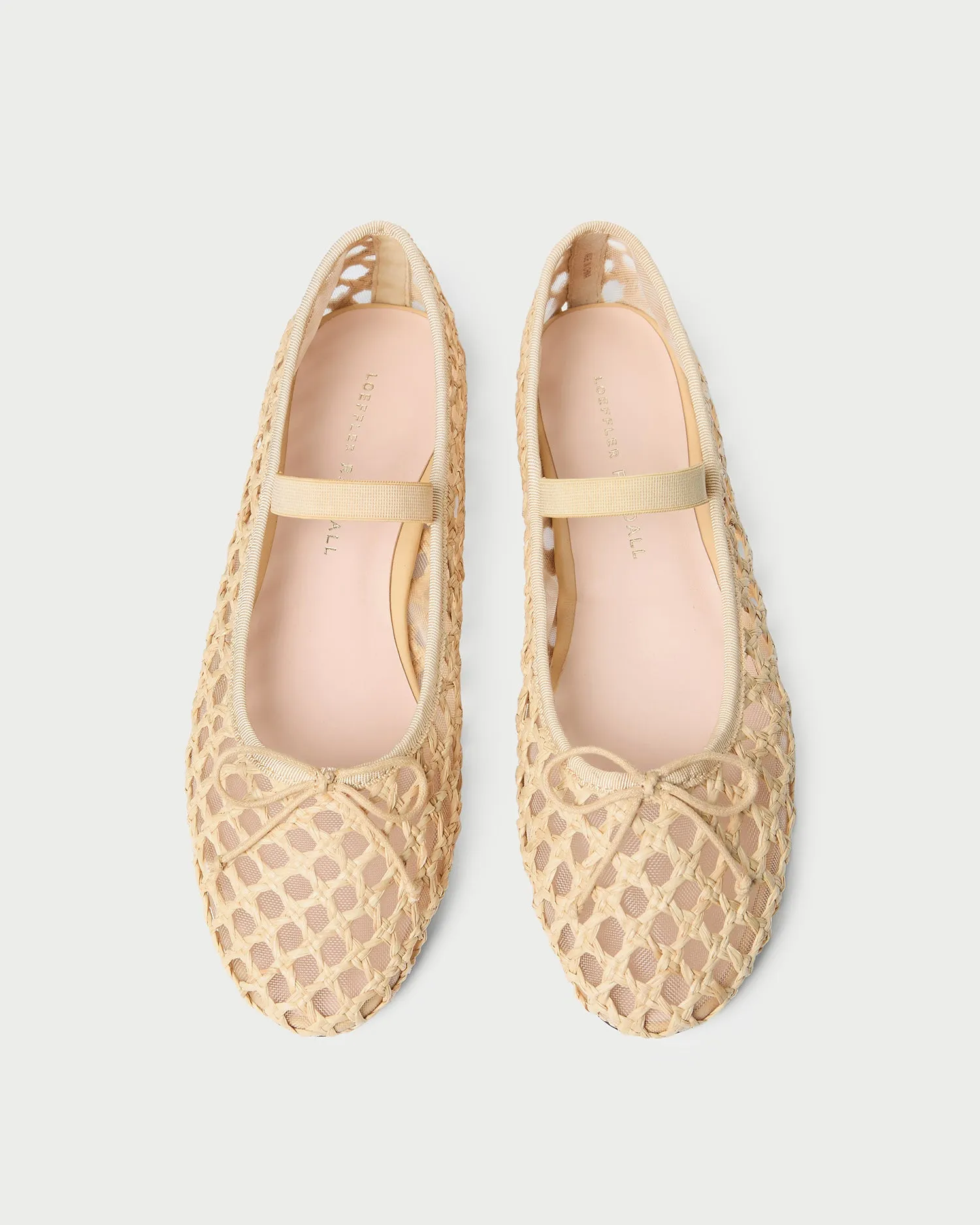 Leonie Natural Crochet Ballet Flat
