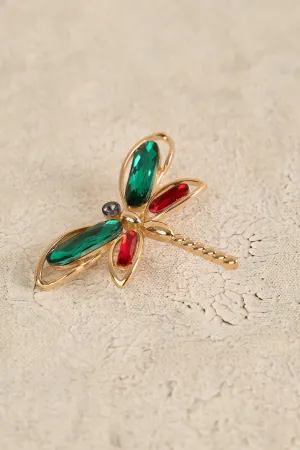 Liberty Dragonfly Brooch - Multi