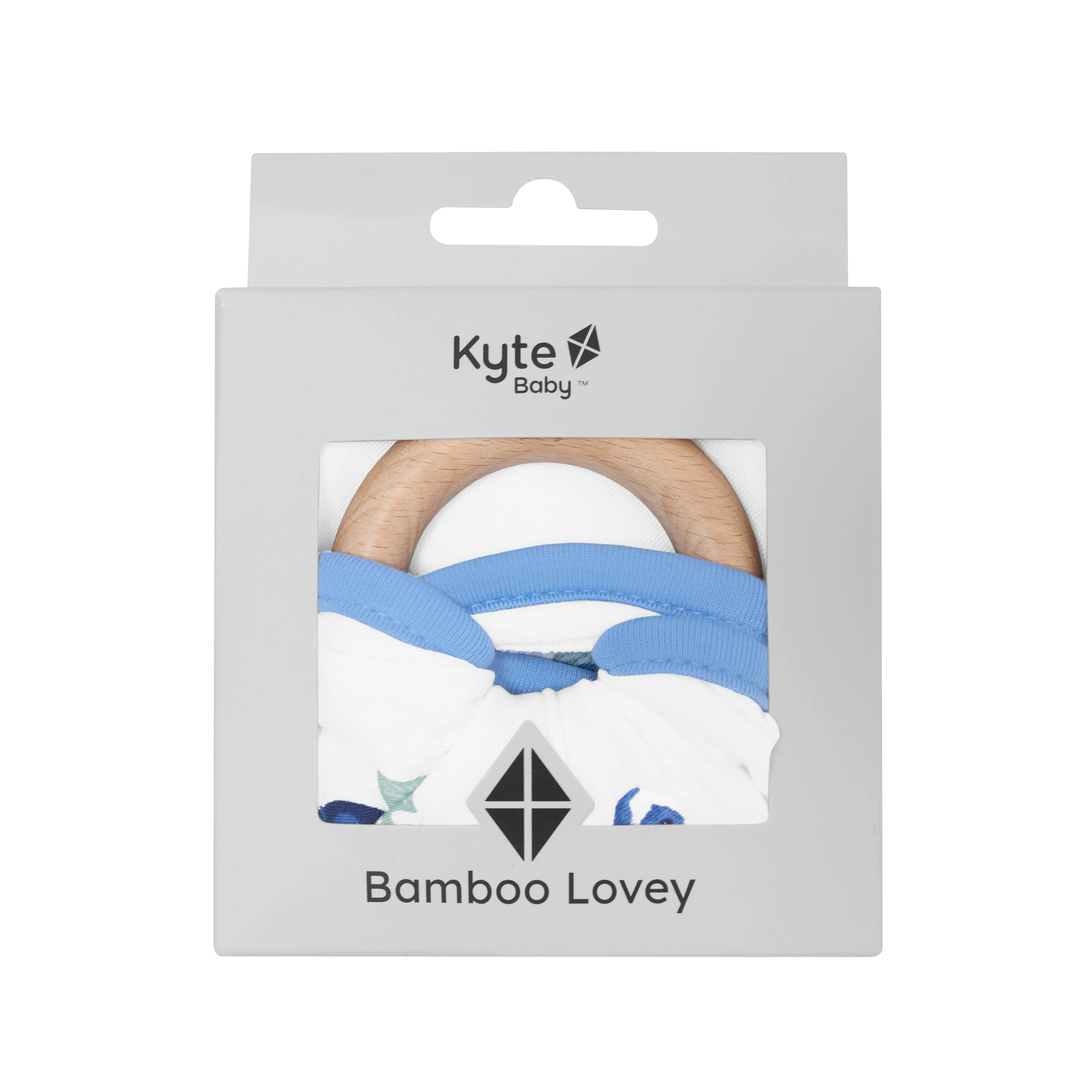 Lovey in Blueberry with Removable Teething Ring