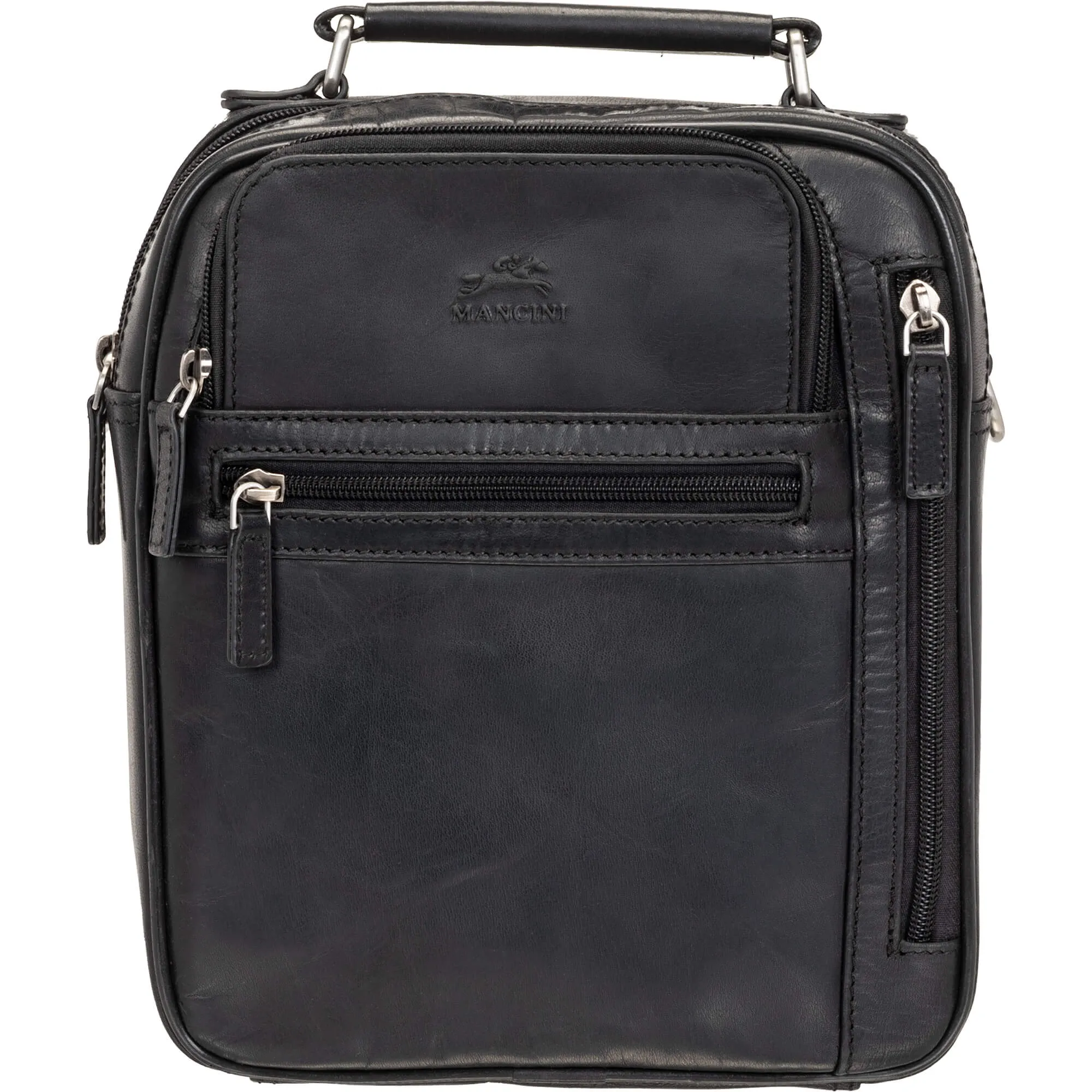 Mancini Buffalo Large Unisex Leather Travel Bag