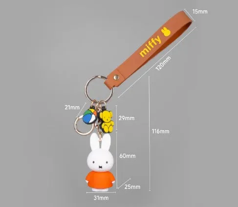 Miffy Charaters Figure Key Holder