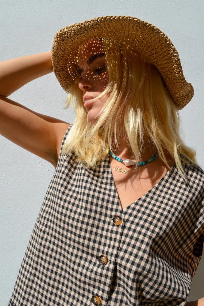 Numph Trish Sesame Straw Hat