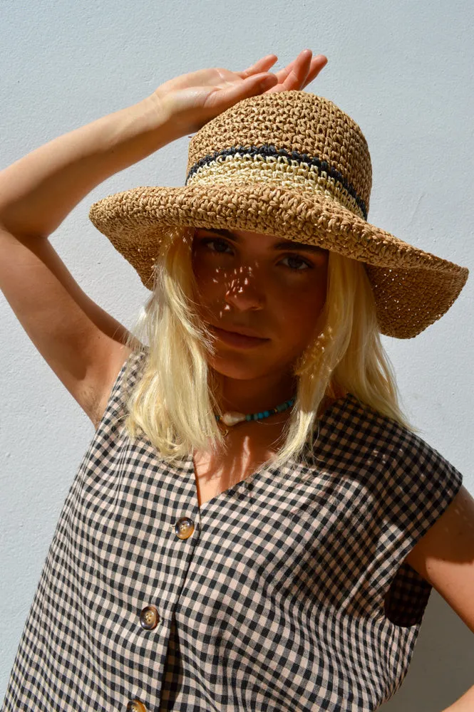 Numph Trish Sesame Straw Hat
