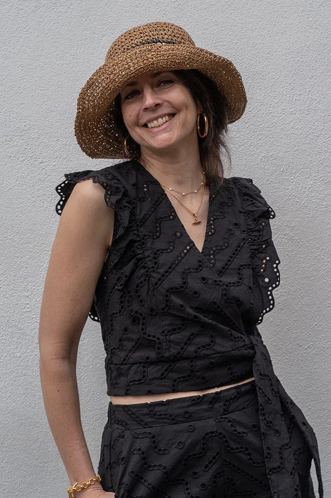 Numph Trish Sesame Straw Hat