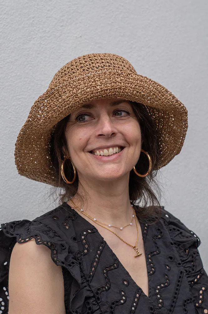 Numph Trish Sesame Straw Hat