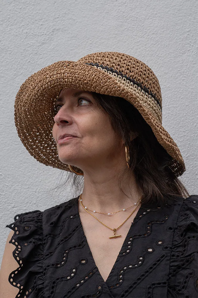 Numph Trish Sesame Straw Hat