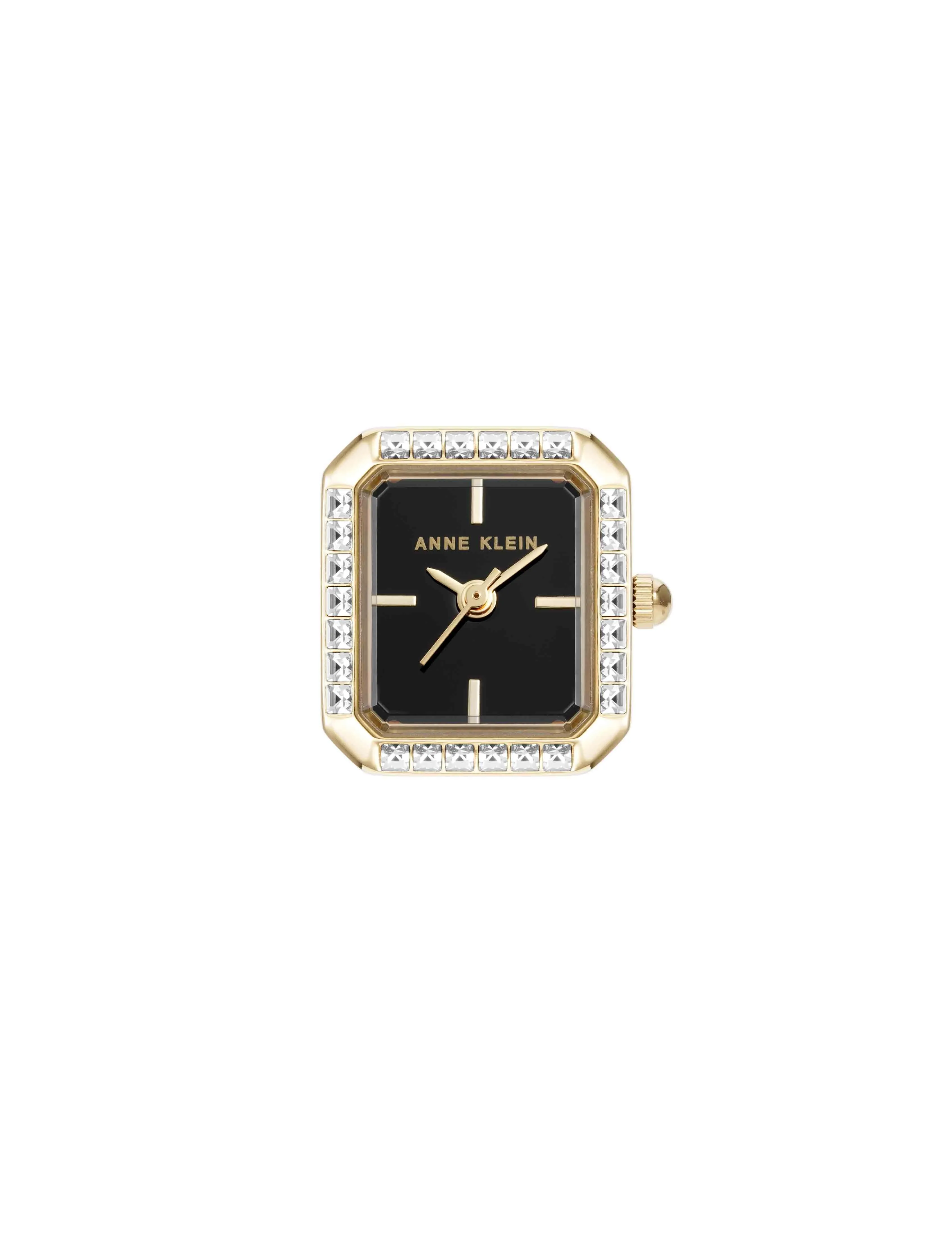 Octagonal Crystal Bezel Ring Watch