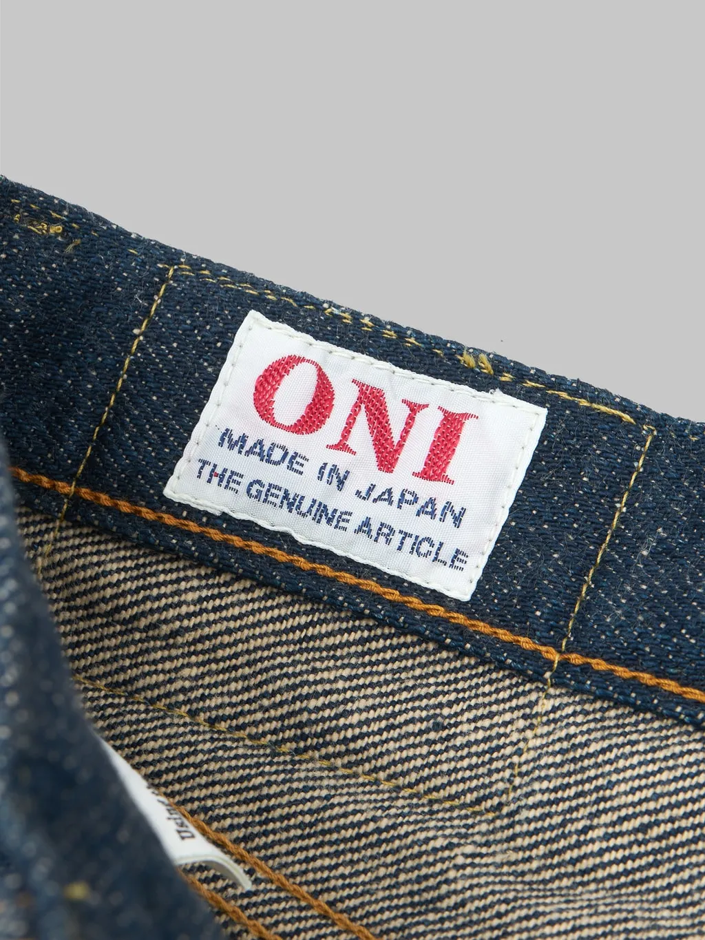 ONI Denim 288ZR-KABEG Secret Denim Kabuki Beige 20oz Regular Straight Jeans