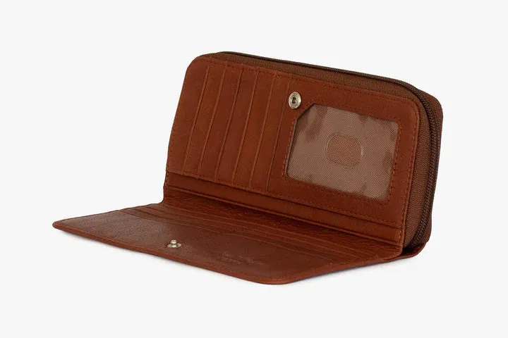 Osgoode Marley RFID Leather Zip Clutch w/ Wrist strap 1614