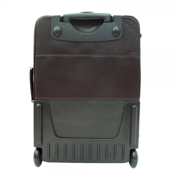 Piel Leather 22" Wheeled Traveler Case Assorted Colors