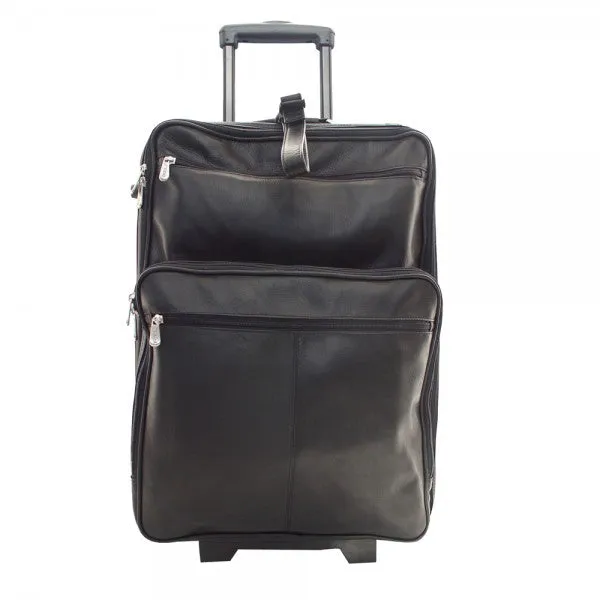 Piel Leather 22" Wheeled Traveler Case Assorted Colors