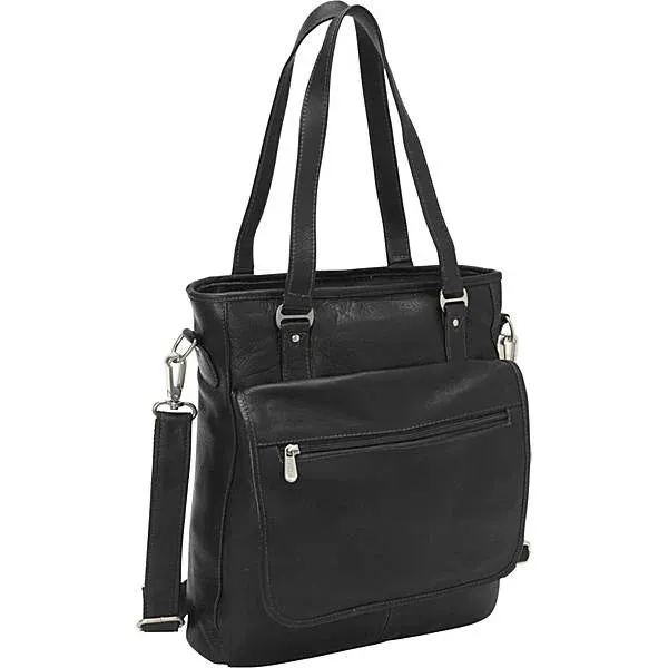 Piel Leather Laptop/Tablet Carry all Tote Bag