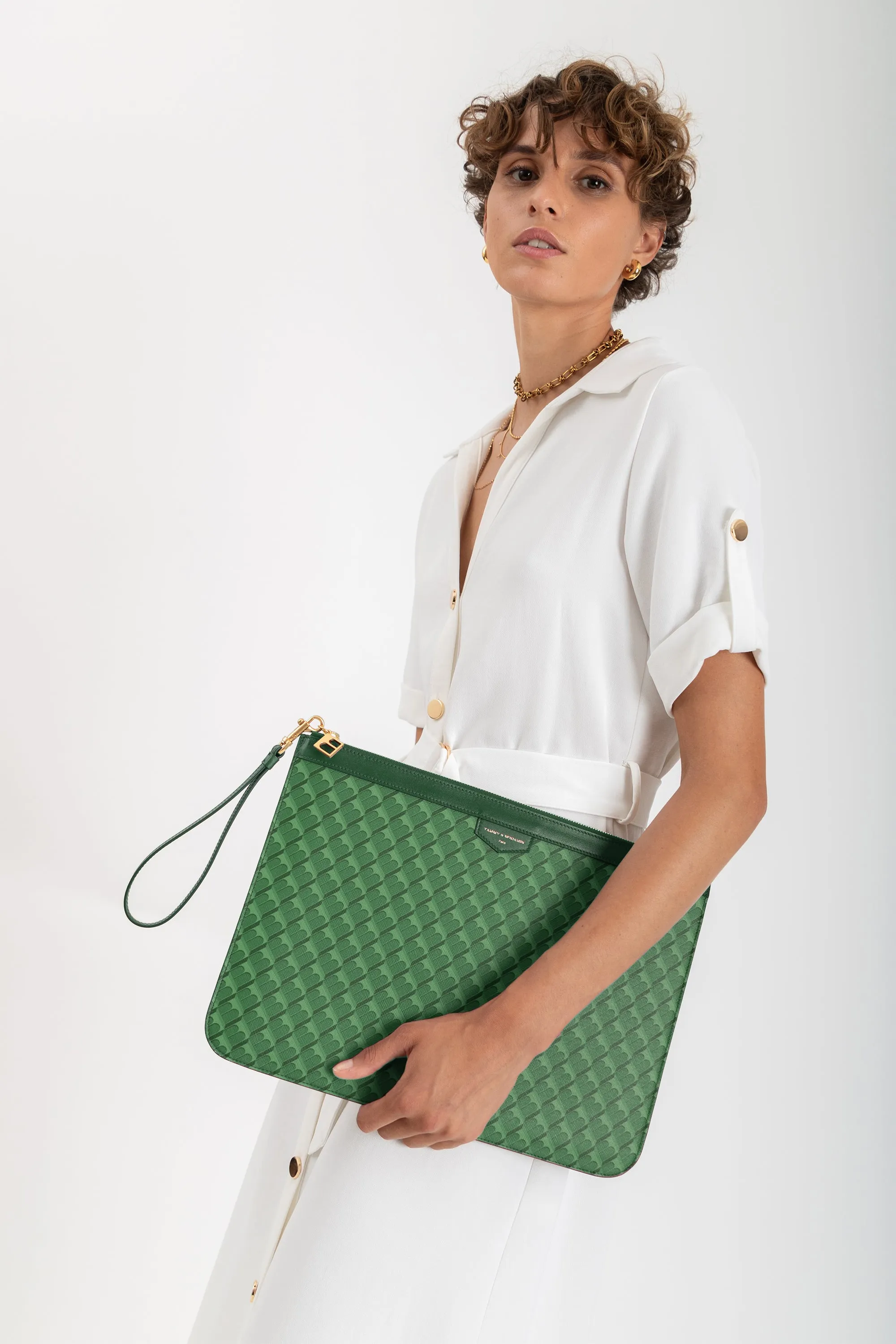 POUCH GM MONOGRAM - GREEN