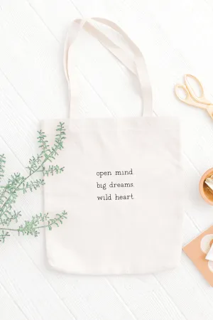 "Open Mind" Tote Bag