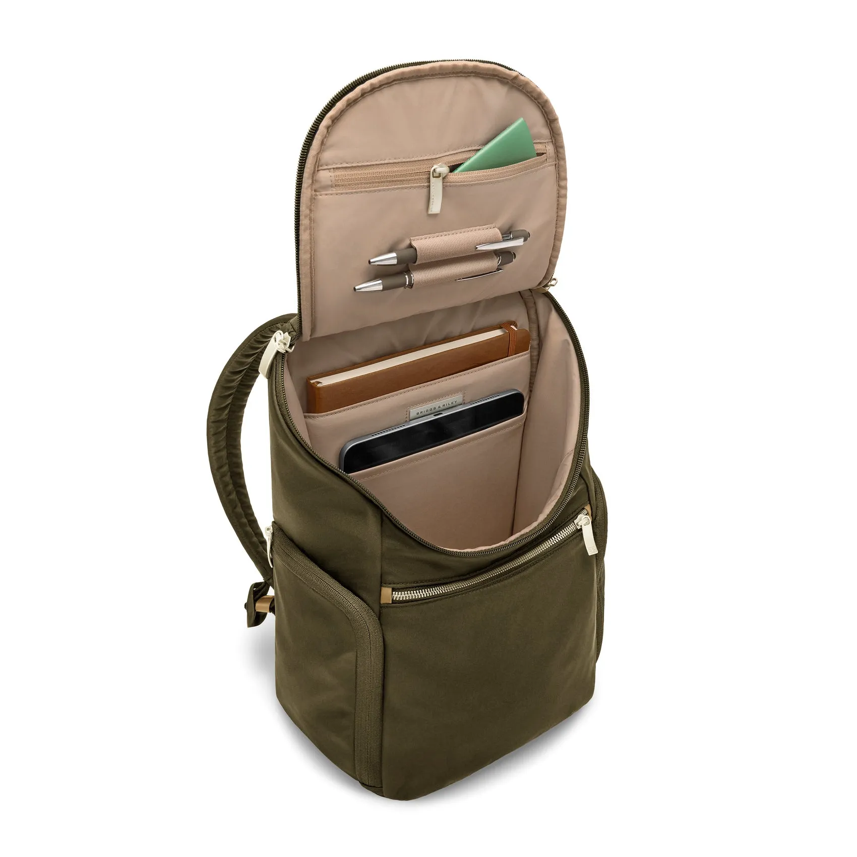 RHAPSODY U Zip Backpack - Olive