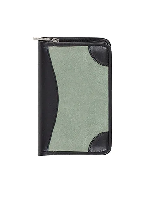 Scully Leather Suede Zip Pocket Planner Assorted Colors
