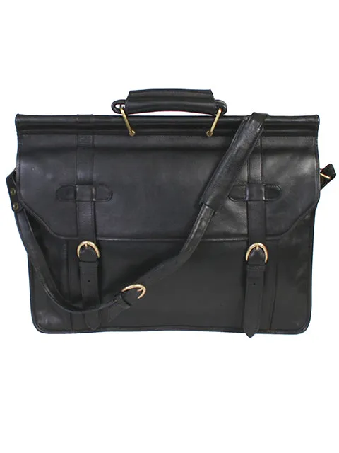 Scully Overnight leather workbag