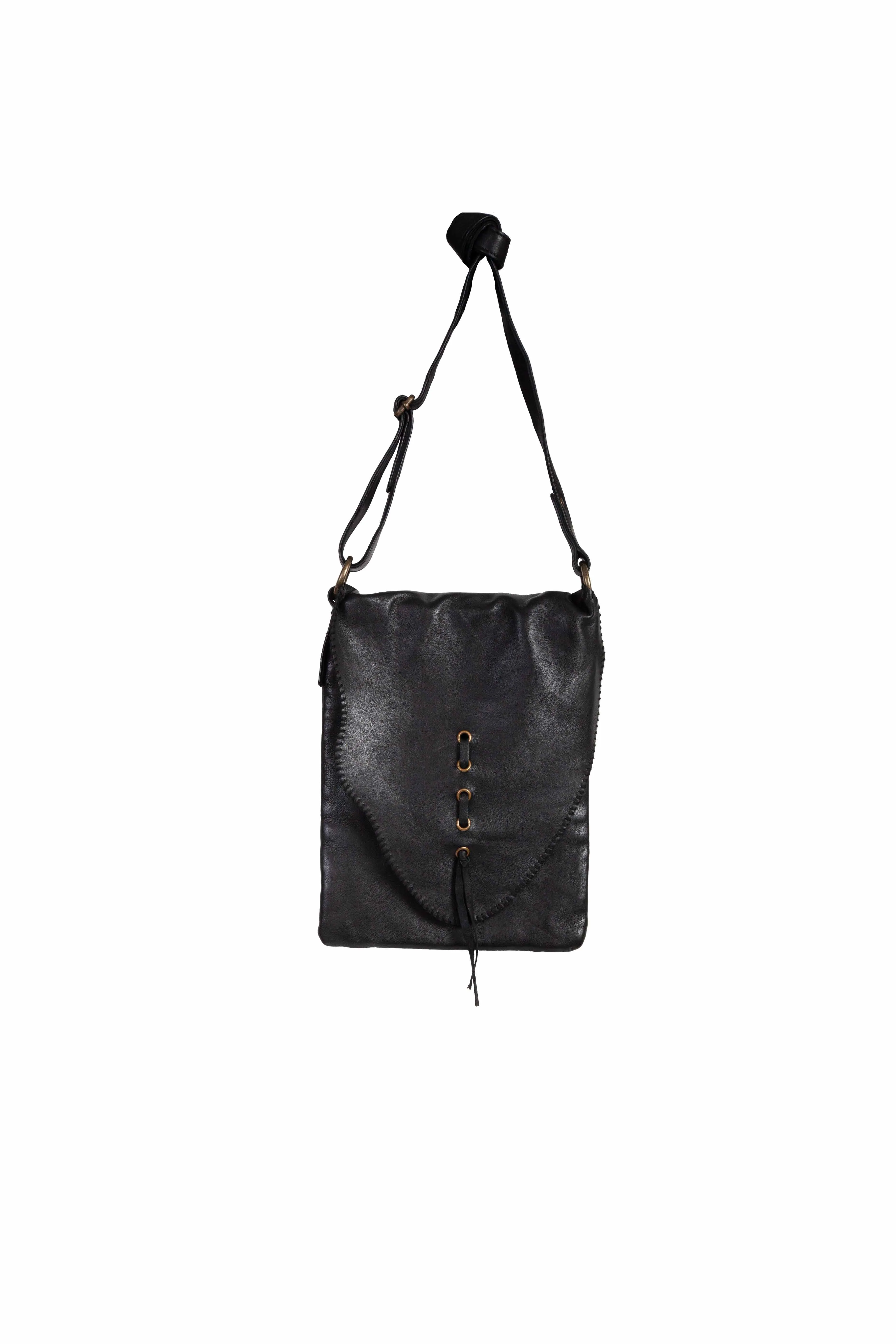 Scully Soft Leather Edge Flap Handbag