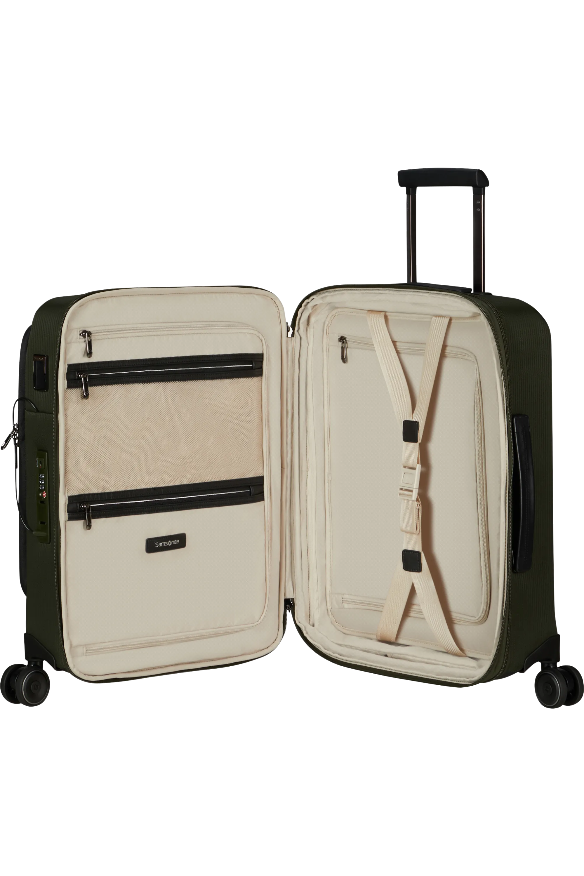 SPLENDIX Spinner (4 wheels) 55cm - Green/Black